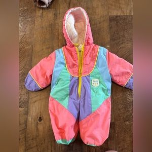 Vintage baby snowsuit baby snowsuit